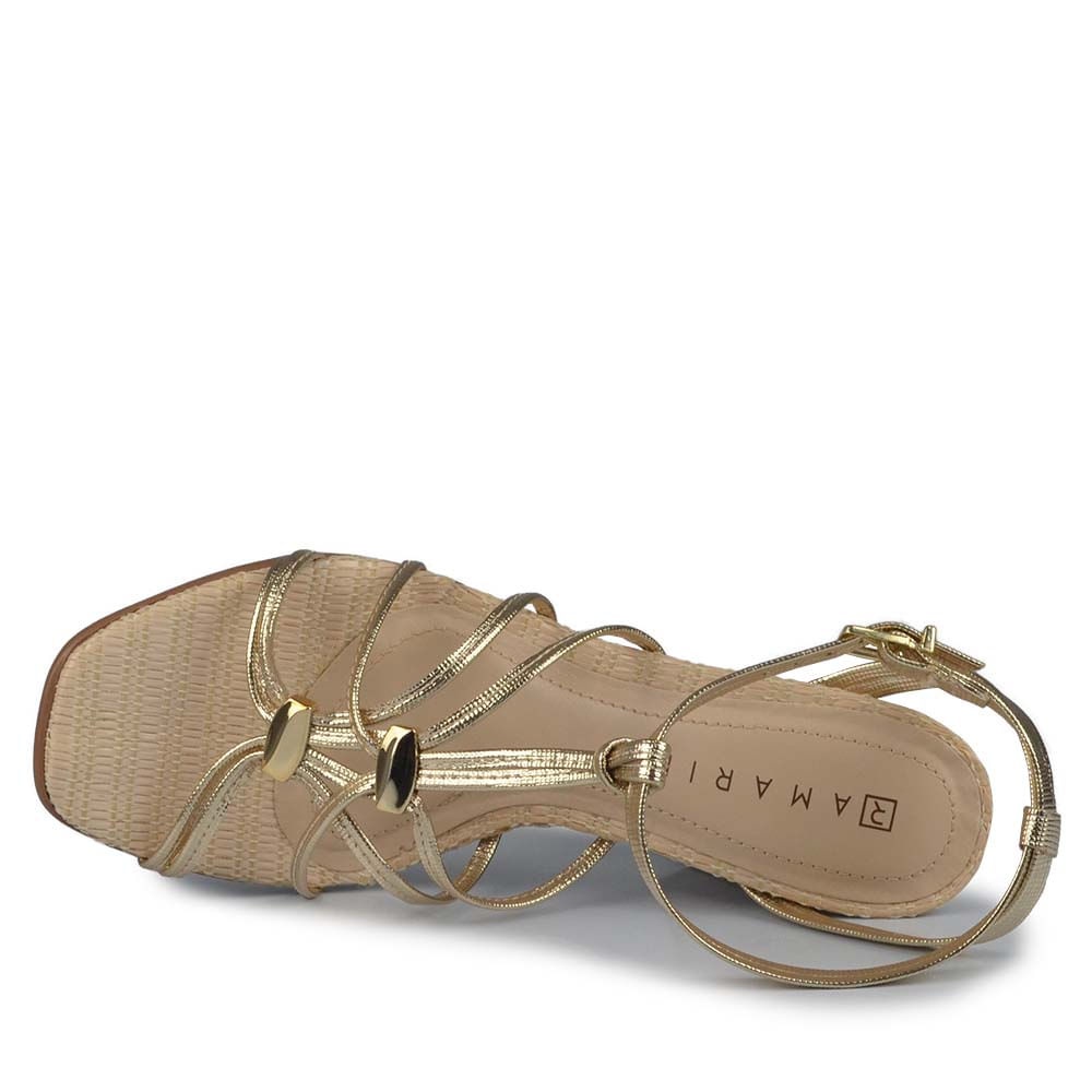 Sandália Ramarim Feminino Salto Bloco 2541204 - Foto 4