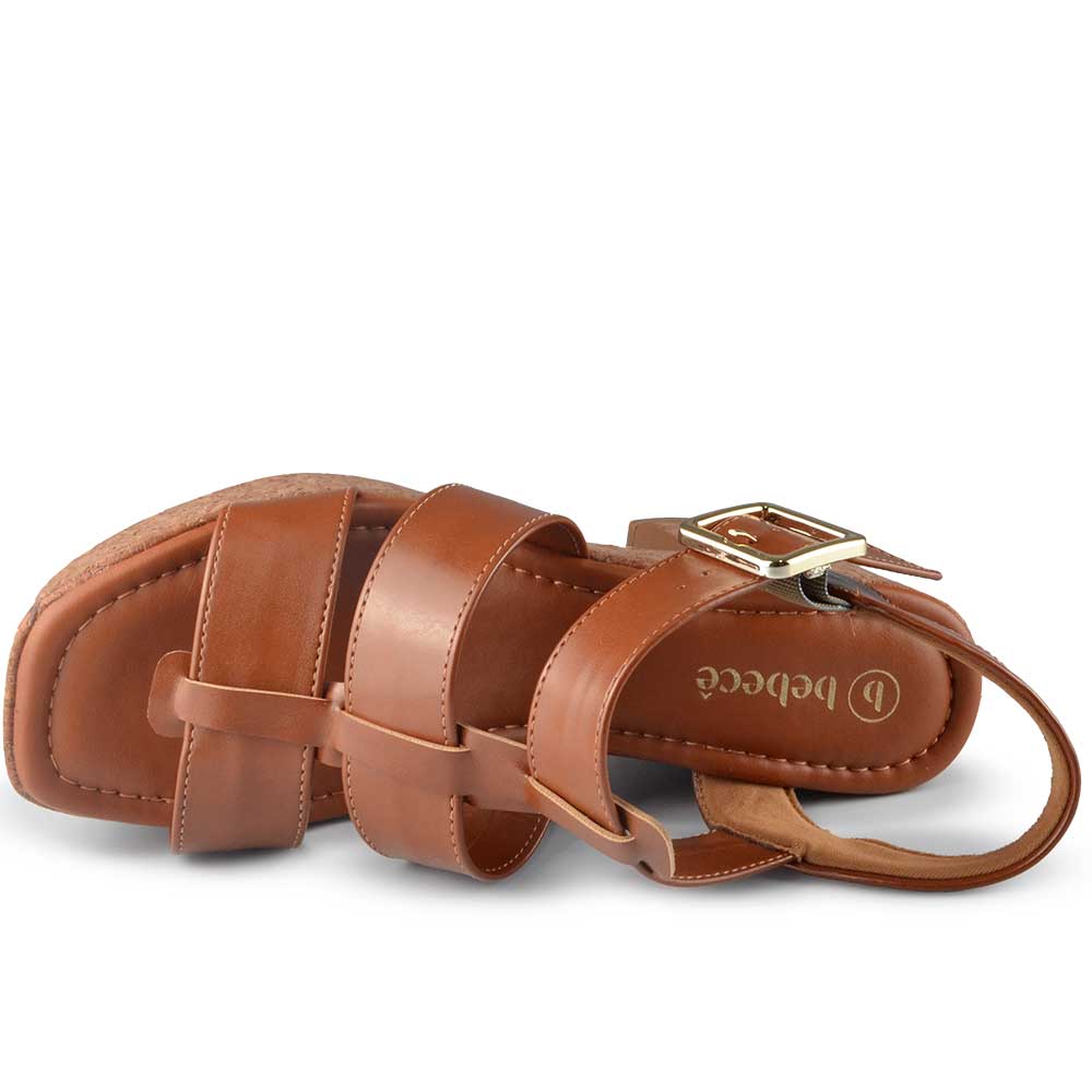 Sandália Salto Grosso Bebece Feminina T5119-054 - Foto 4