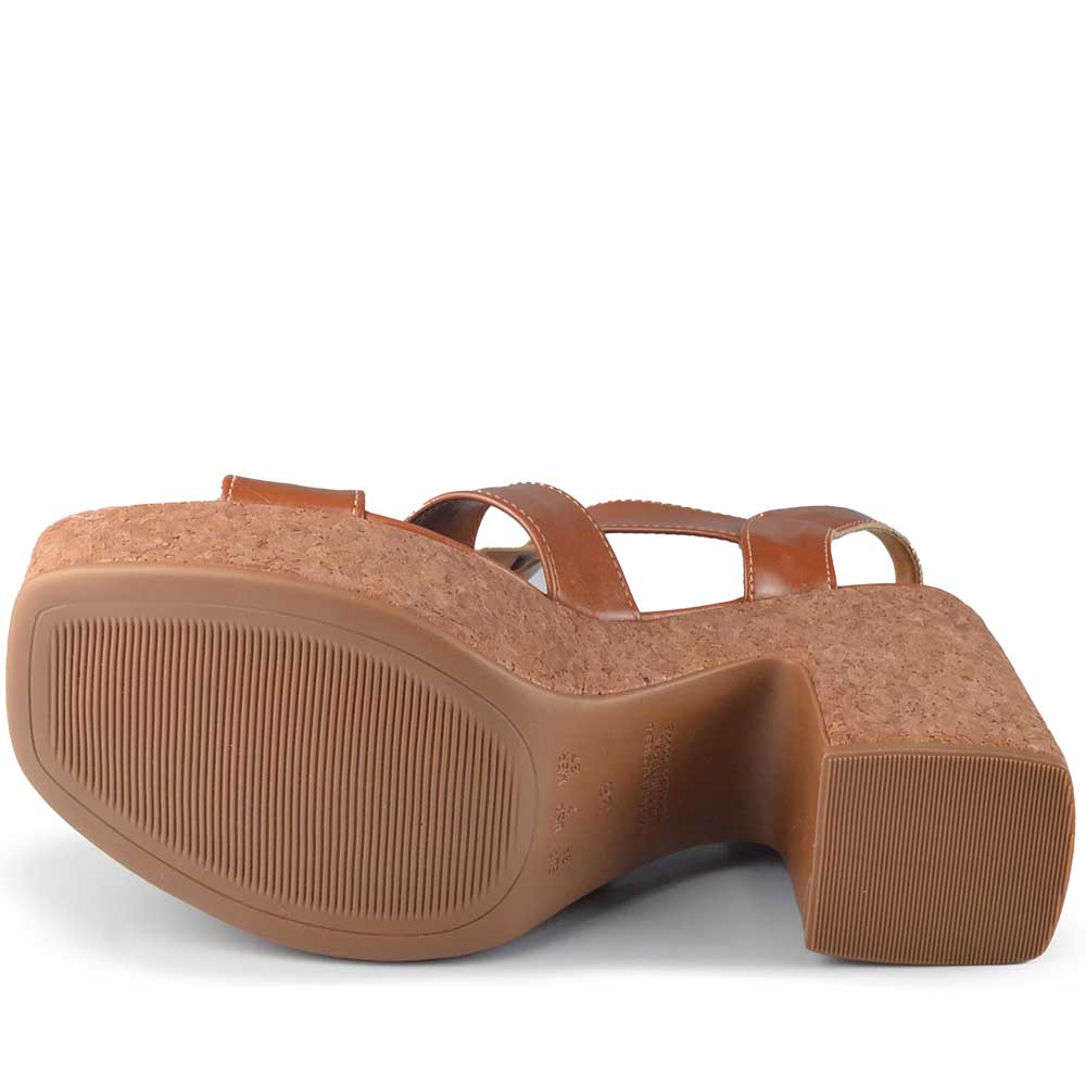 Sandália Salto Grosso Bebece Feminina T5119-054 - Foto 5