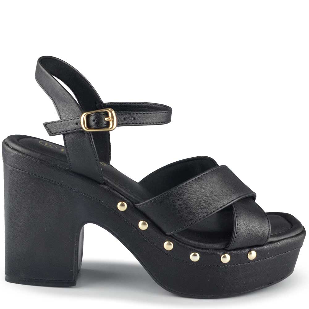 Sandália Salto Grosso Bebece Feminina T5110-130 - Foto 1