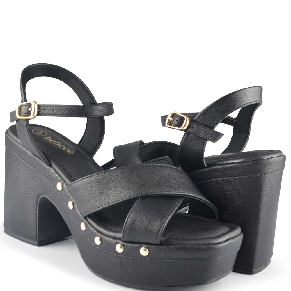 Sandália Salto Grosso Bebece Feminina T5110-130 - Foto 6