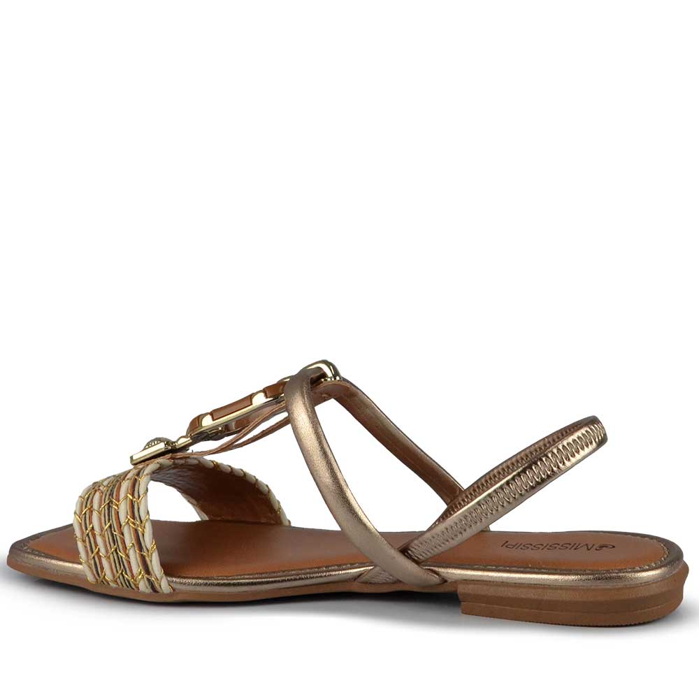 Sandália Rasteira Mississipi Feminina MF302 - Foto 3