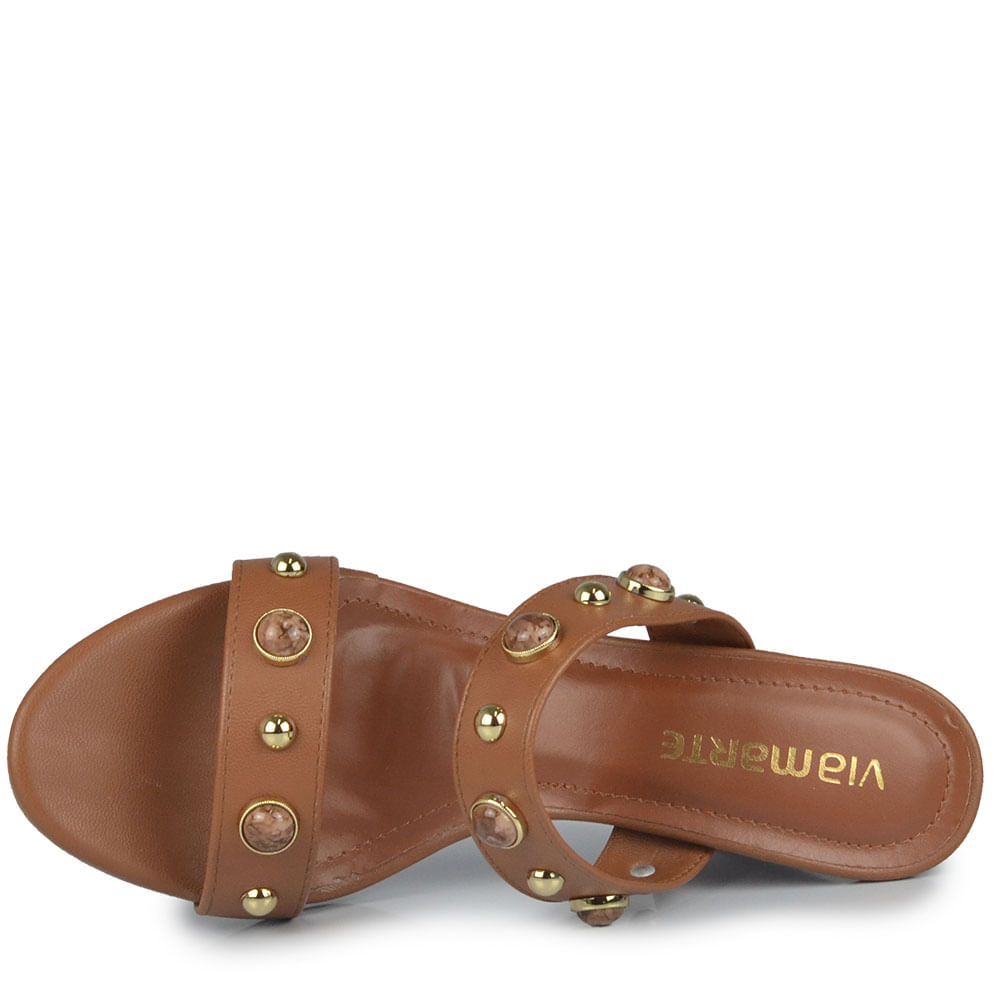 Tamanco Via Marte Feminino 303-003-01 - Foto 4