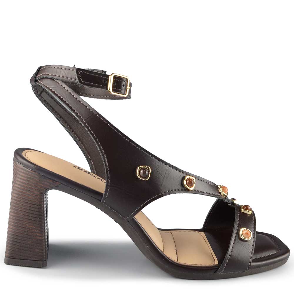 Sandália Salto Bloco Dakota Feminina Y9501 - Foto 1