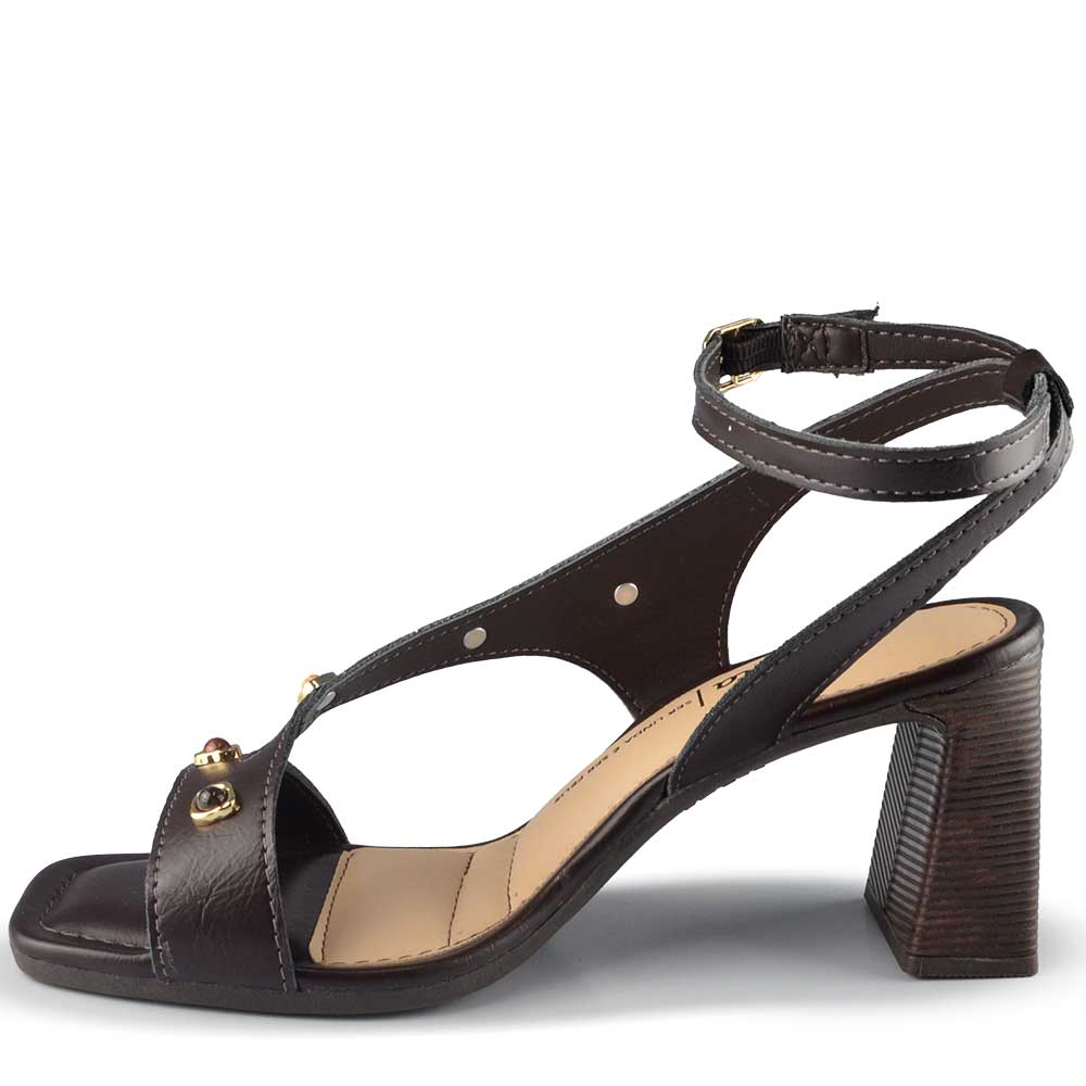 Sandália Salto Bloco Dakota Feminina Y9501 - Foto 3