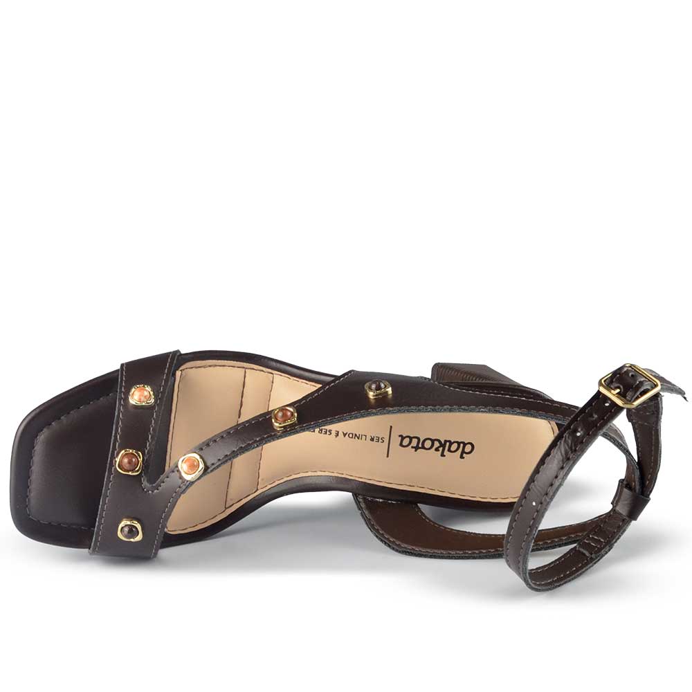 Sandália Salto Bloco Dakota Feminina Y9501 - Foto 4