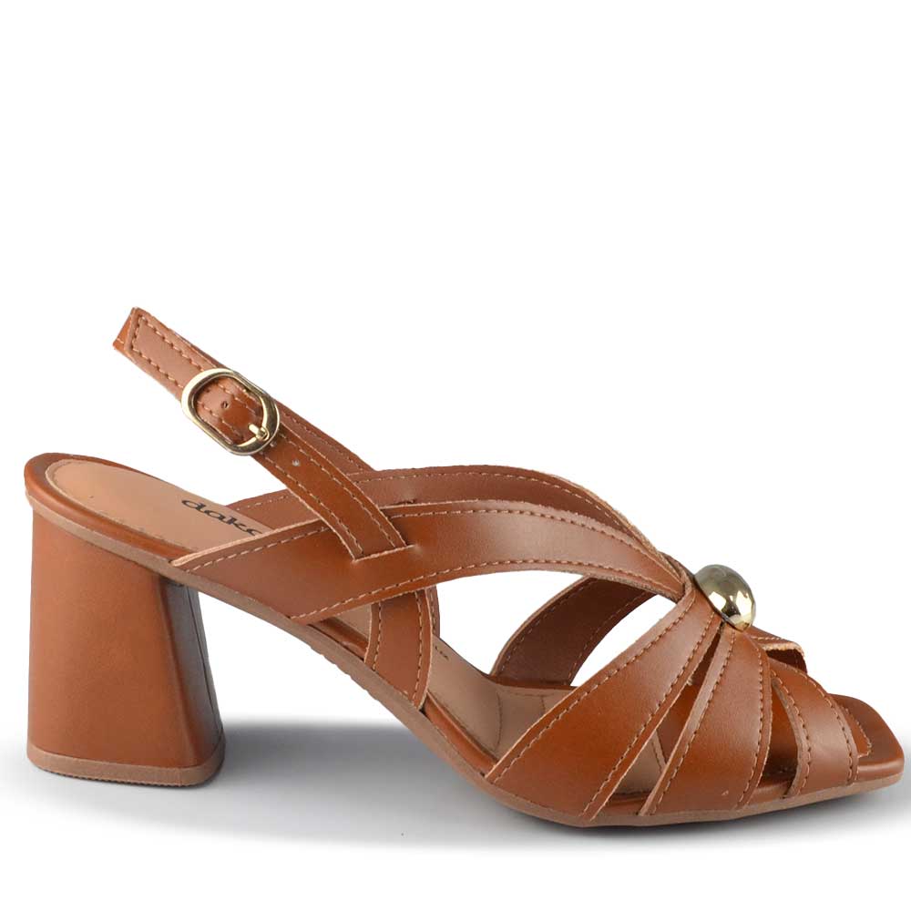 Sandália Salto Bloco Dakota Feminina Y9203 - Foto 1