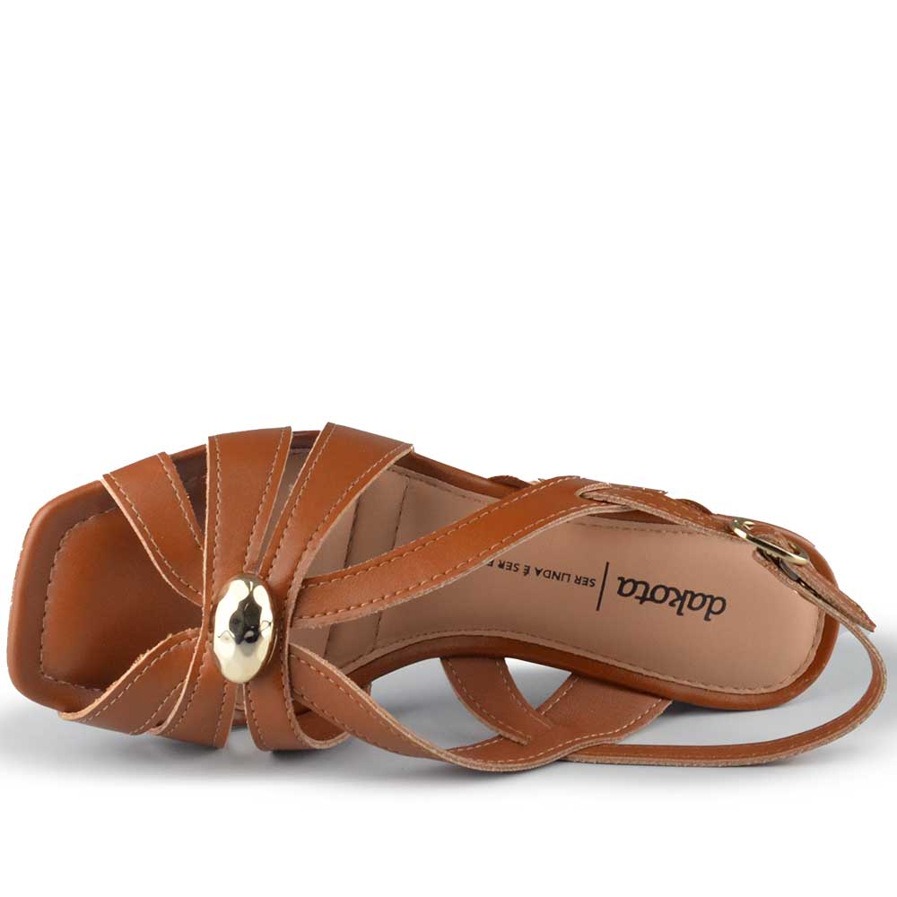 Sandália Salto Bloco Dakota Feminina Y9203 - Foto 4