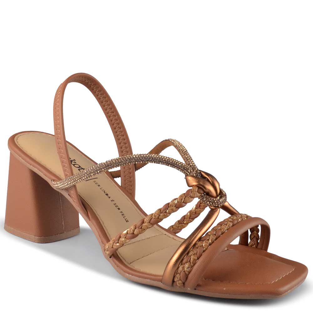 Sandália Salto Bloco Dakota Feminina Y961 - Foto 2