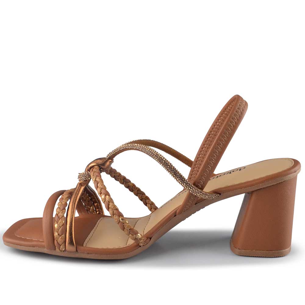 Sandália Salto Bloco Dakota Feminina Y961 - Foto 3