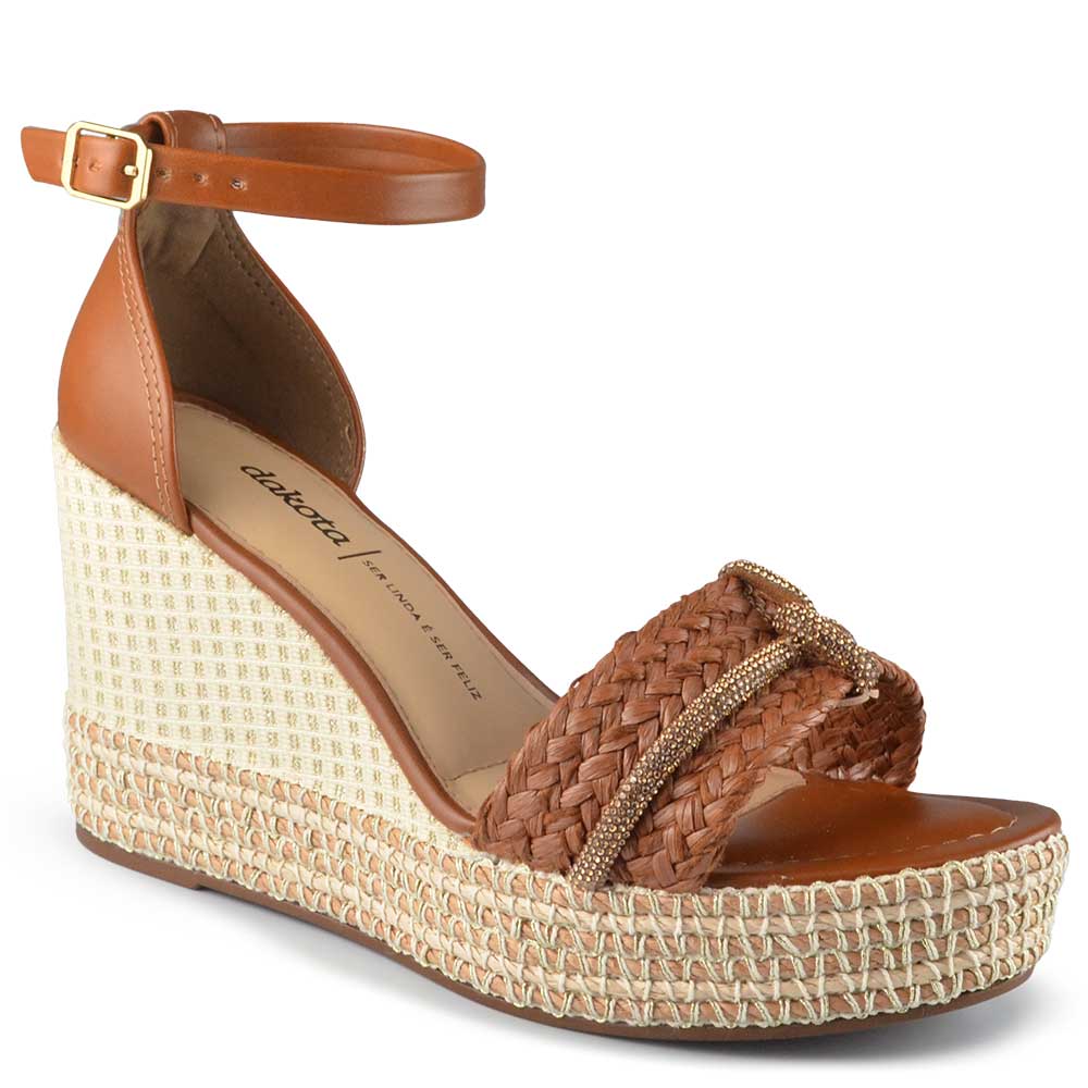 Sandália Anabela Dakota Feminina Y9873 - Foto 2