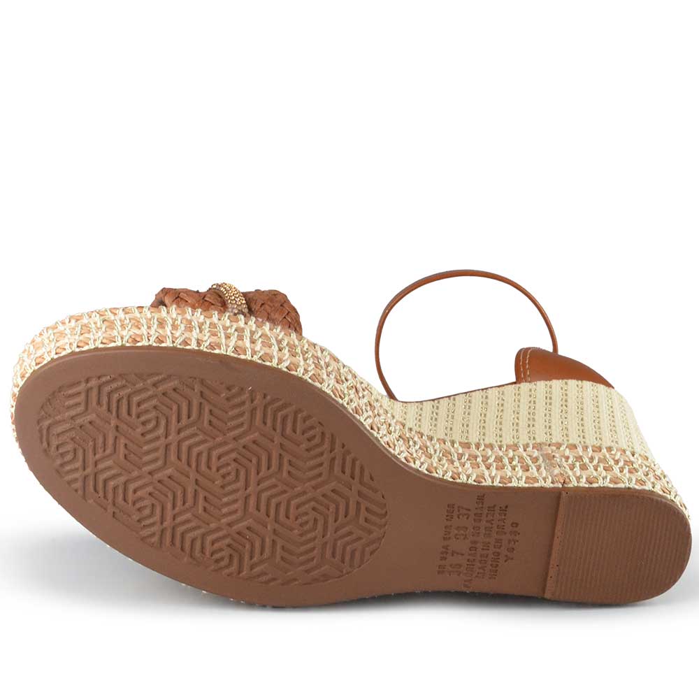 Sandália Anabela Dakota Feminina Y9873 - Foto 5