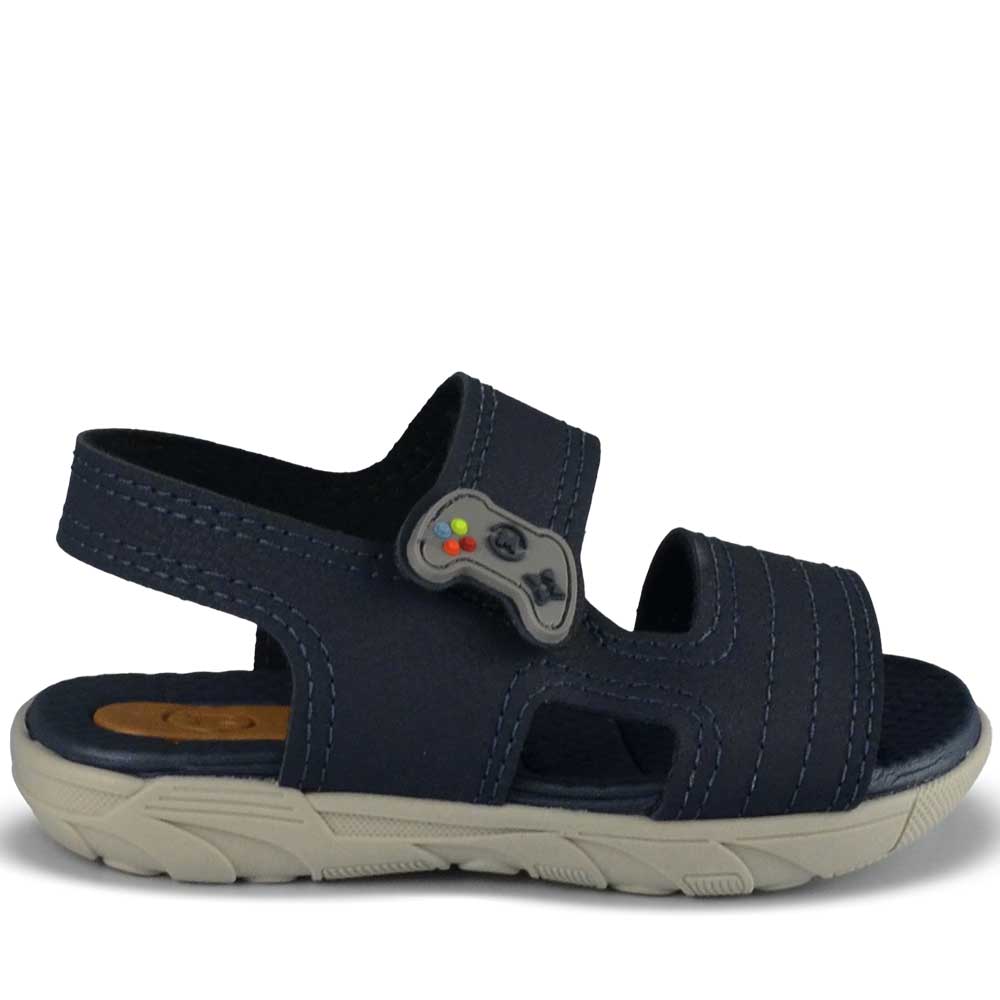 Sandália Papete Infantil Molekinho Masculino 2135.662 - Foto 1