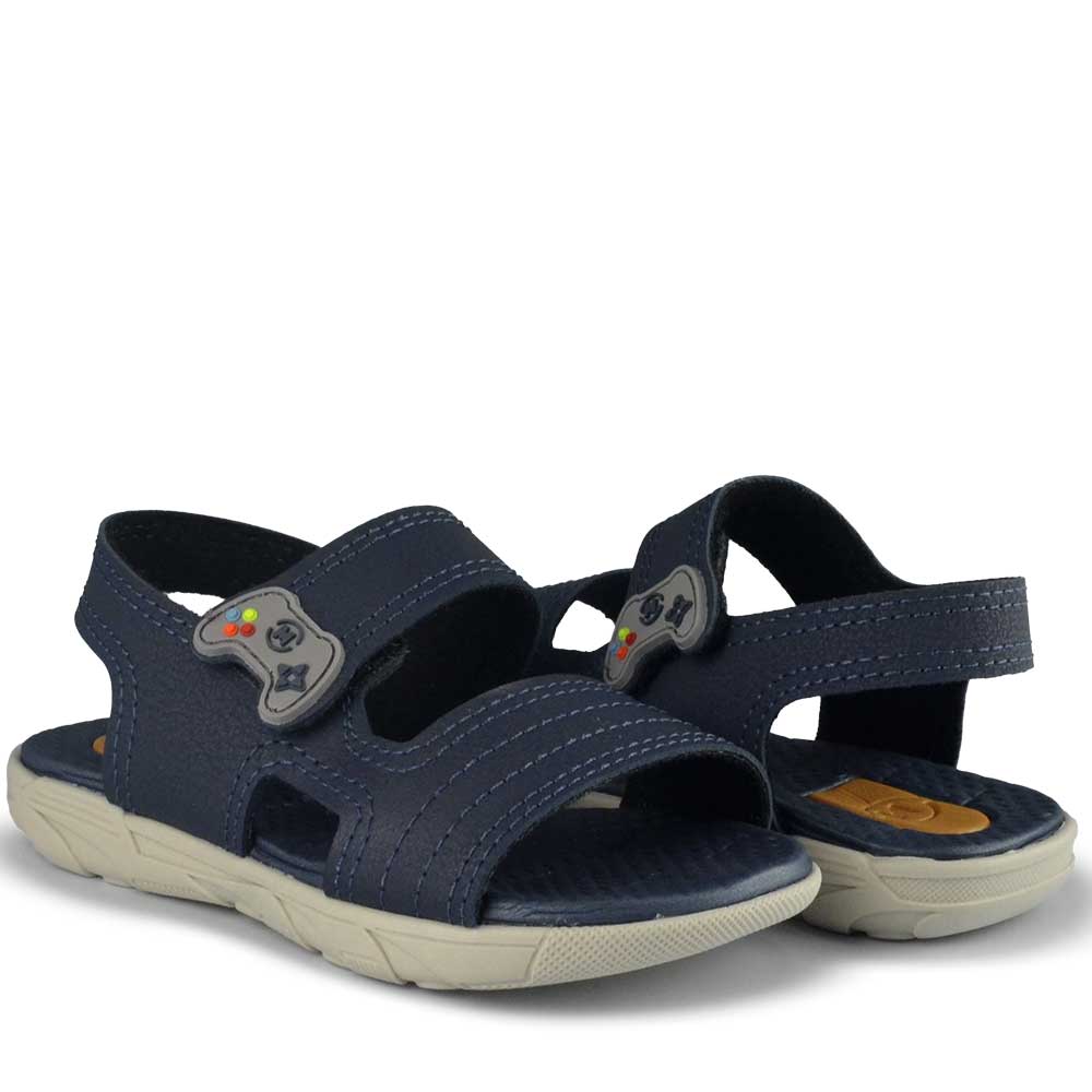 Sandália Papete Infantil Molekinho Masculino 2135.662 - Foto 6