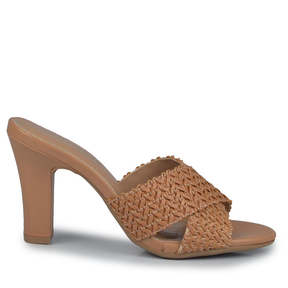 Tamanco Via Marte Feminino 303-001-01 - Foto 1