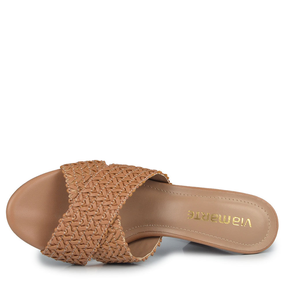 Tamanco Via Marte Feminino 303-001-01 - Foto 4