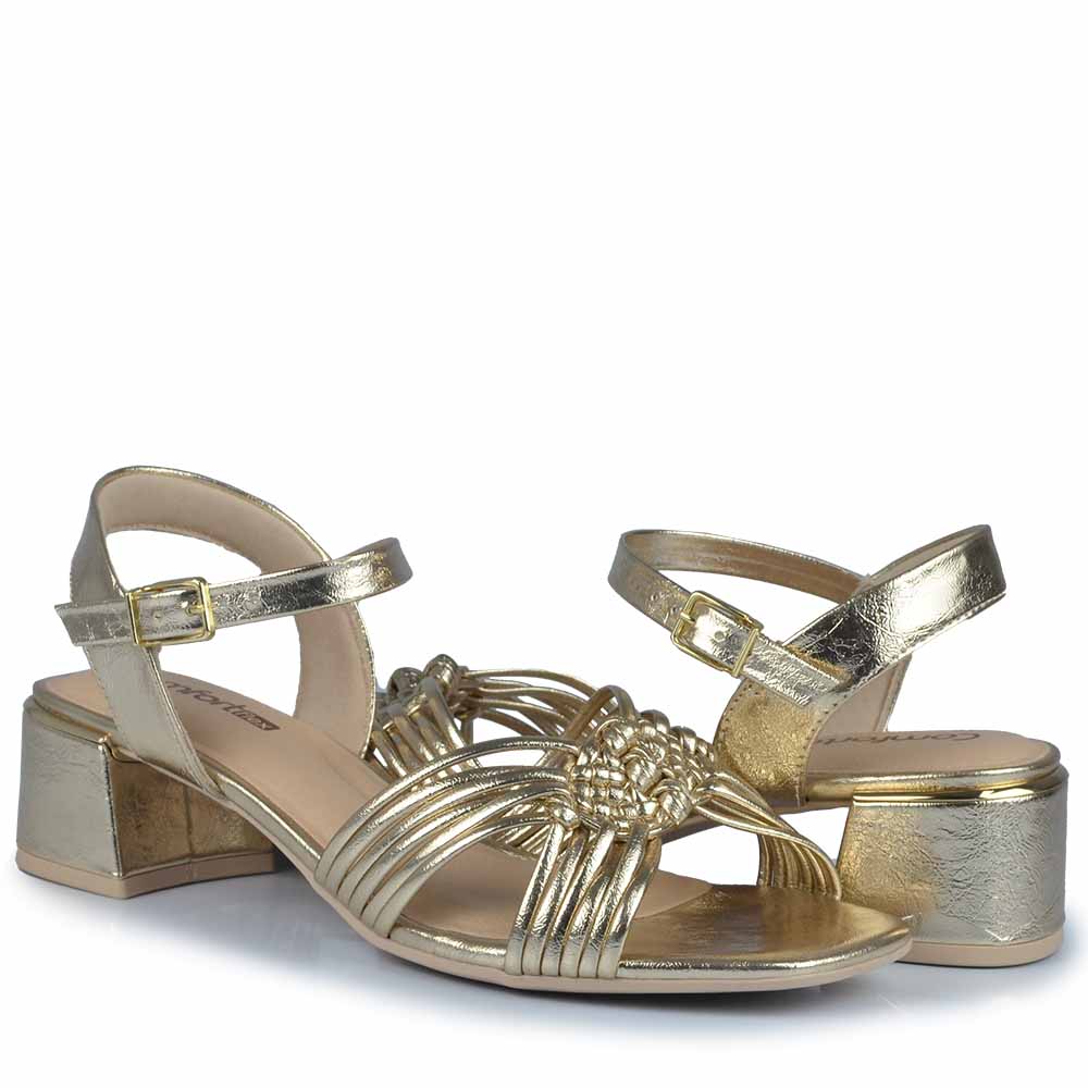Sandália Salto Baixo Comfortflex Feminina  2554404 - Foto 6