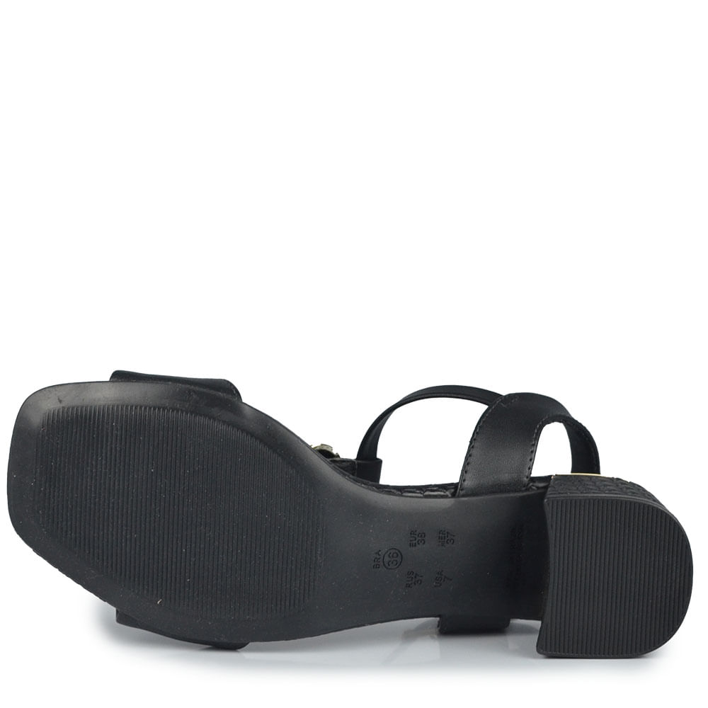 Sandália Salto Baixo Comfortflex Feminina 2554402 - Foto 5