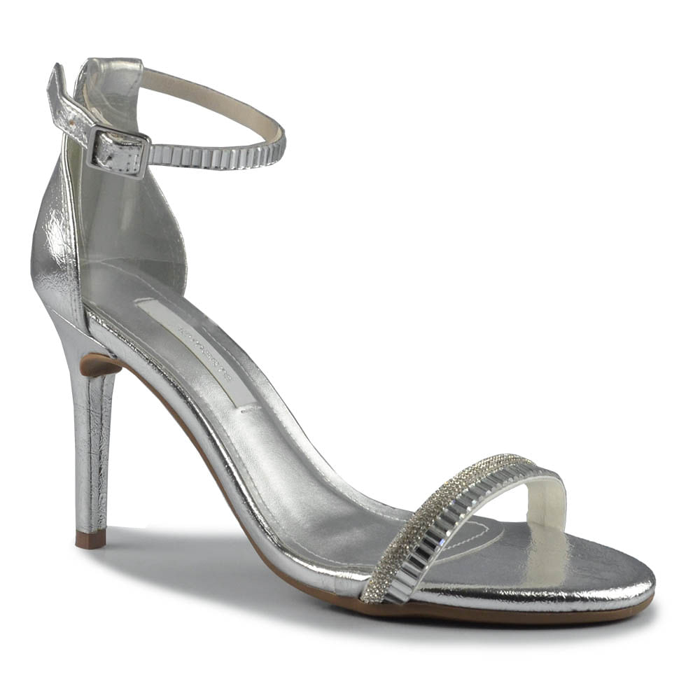 Sandália Salto Fino Via Marte Feminina 282-001-01 - Foto 2