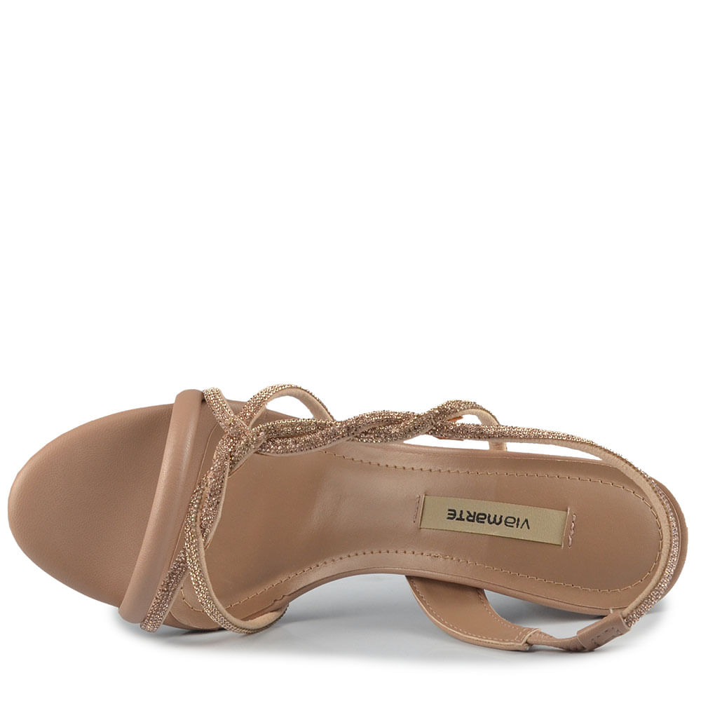 Sandália Salto Fino Via Marte Feminina 282-007-01 - Foto 4