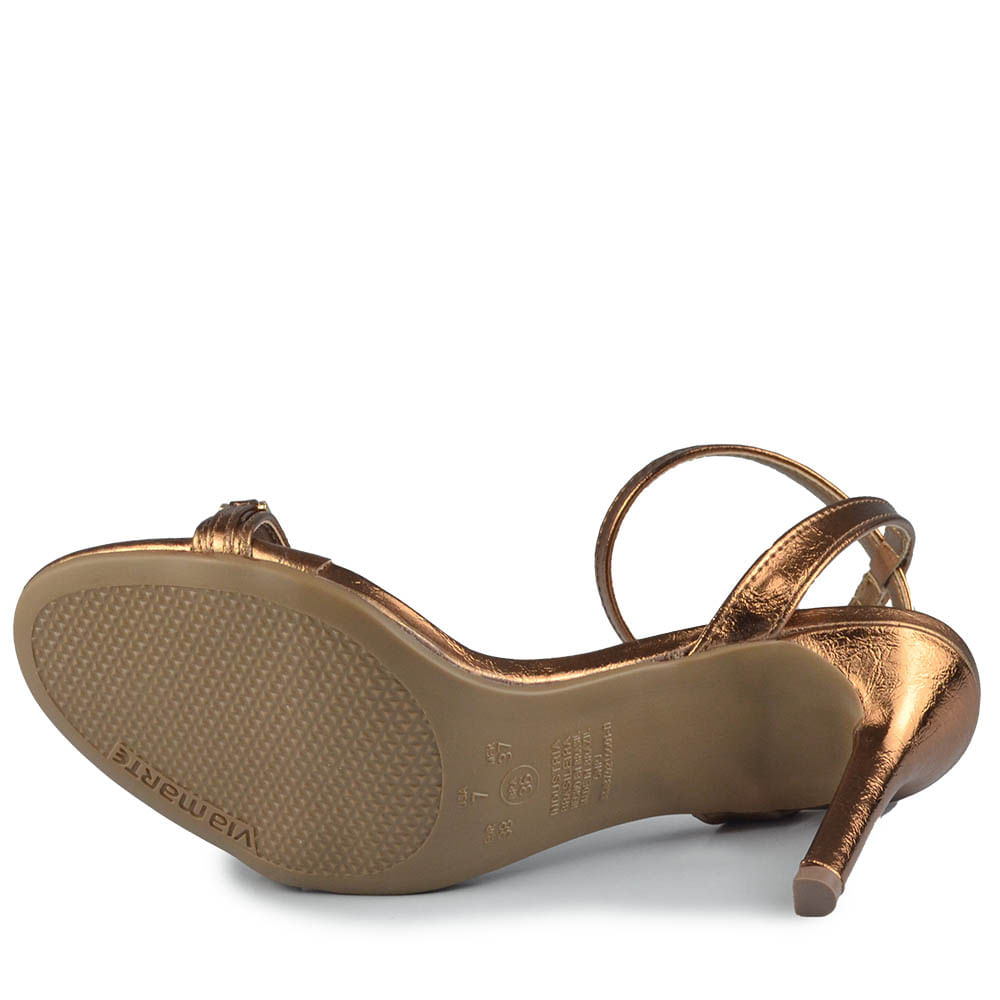 Sandália Salto Fino Via Marte Feminina 282-004-01 - Foto 5