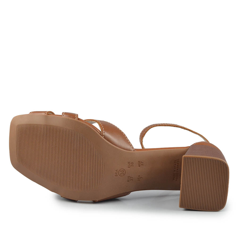 Sandália Ramarim Feminino Salto Bloco 2553204 - Foto 5