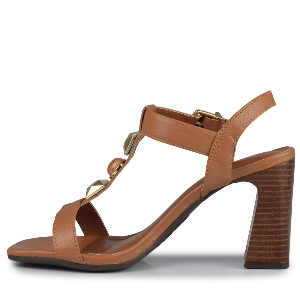 Sandália Salto Alto Via Marte Feminina 319-001-01 - Foto 3