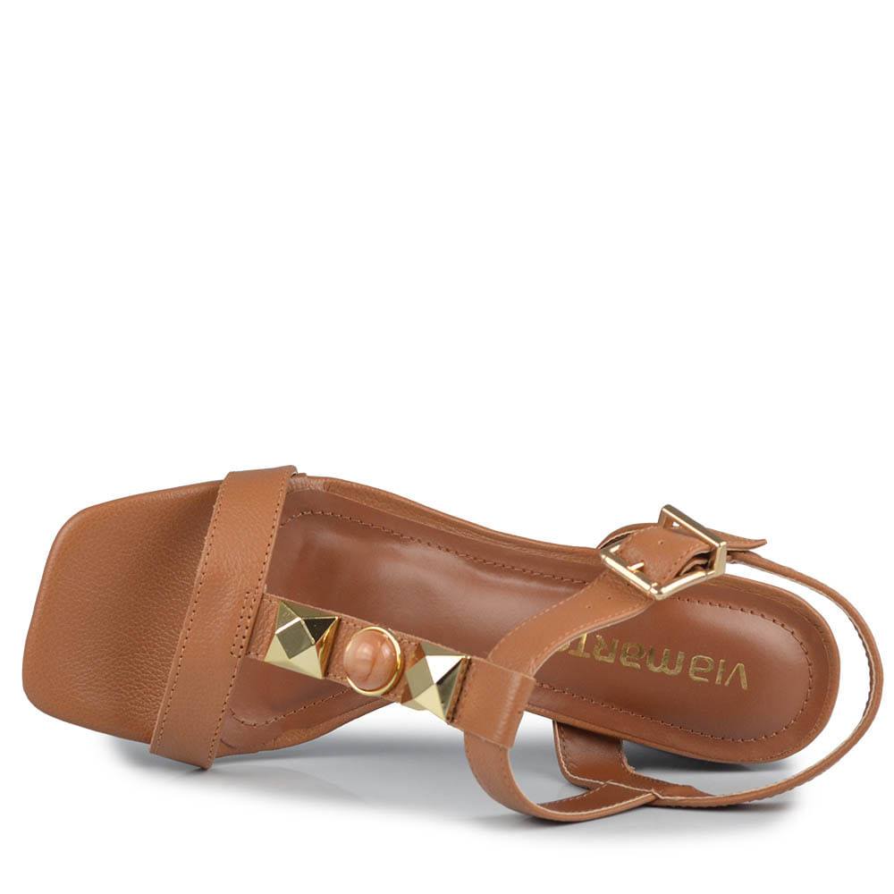 Sandália Salto Alto Via Marte Feminina 319-001-01 - Foto 4