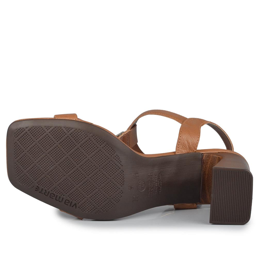 Sandália Salto Alto Via Marte Feminina 319-001-01 - Foto 5