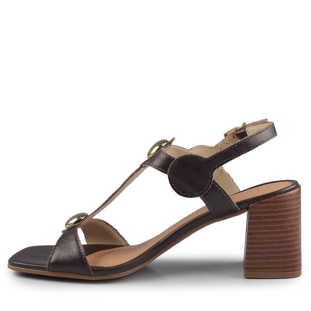 Sandália Ramarim Feminino Salto Bloco 2553203 - Foto 3