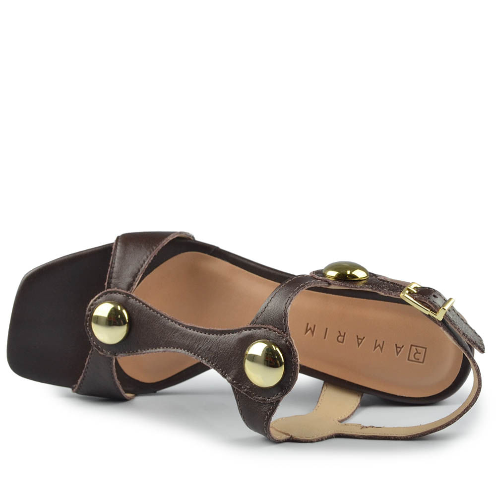 Sandália Ramarim Feminino Salto Bloco 2553203 - Foto 4