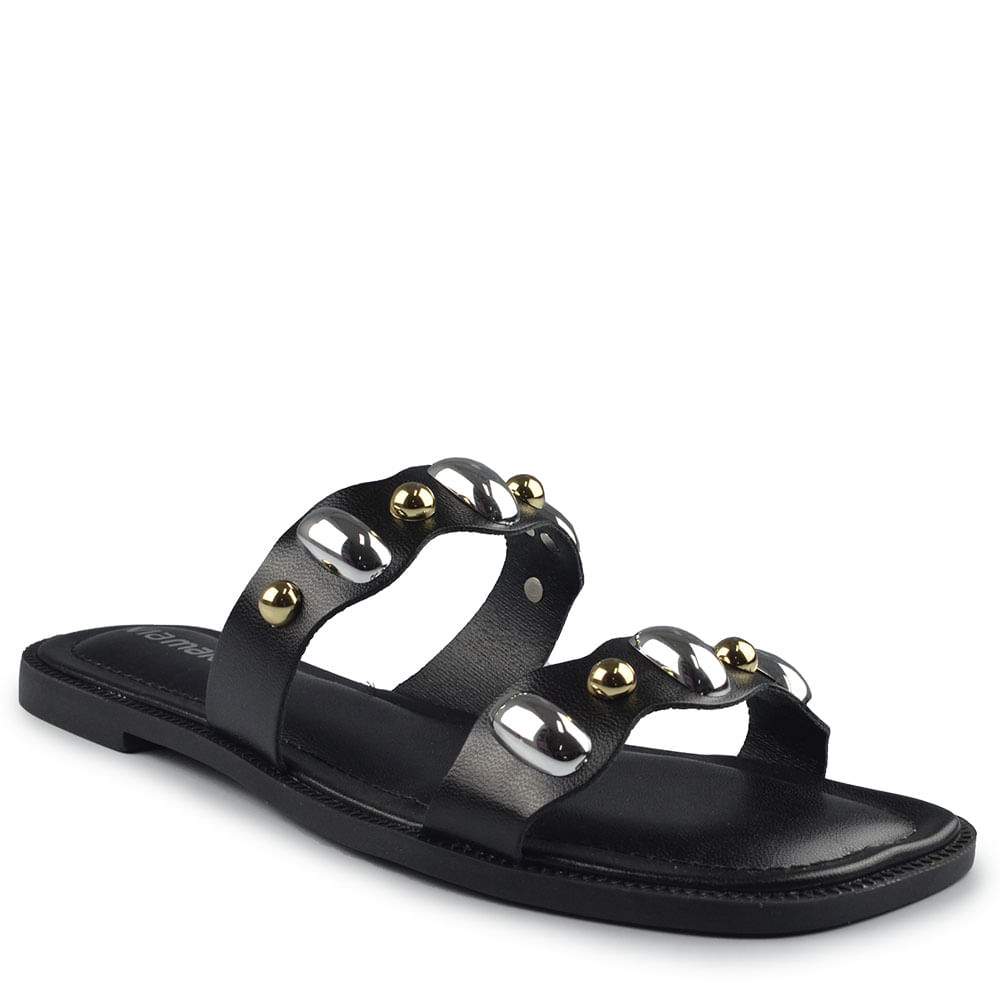 Sandália Rasteira Via Marte Feminina 291-003-01 - Foto 2