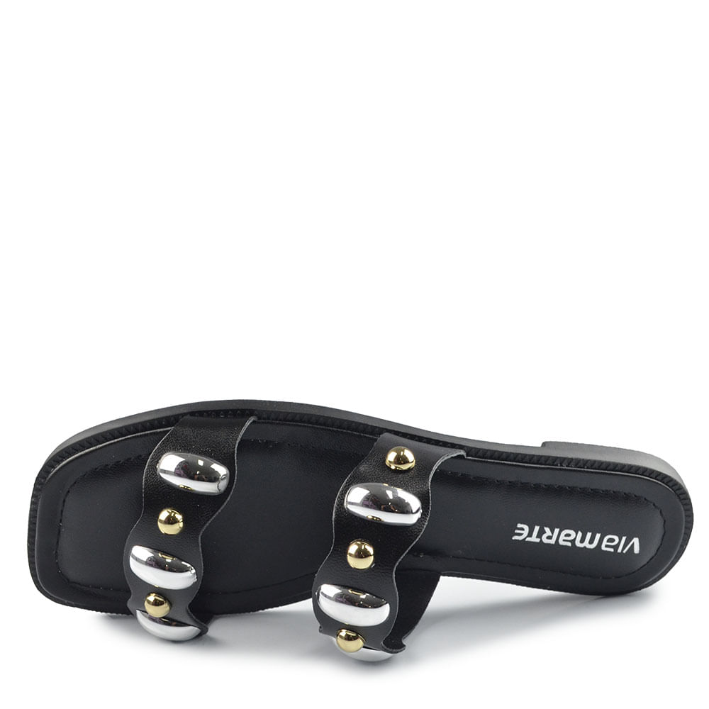 Sandália Rasteira Via Marte Feminina 291-003-01 - Foto 4