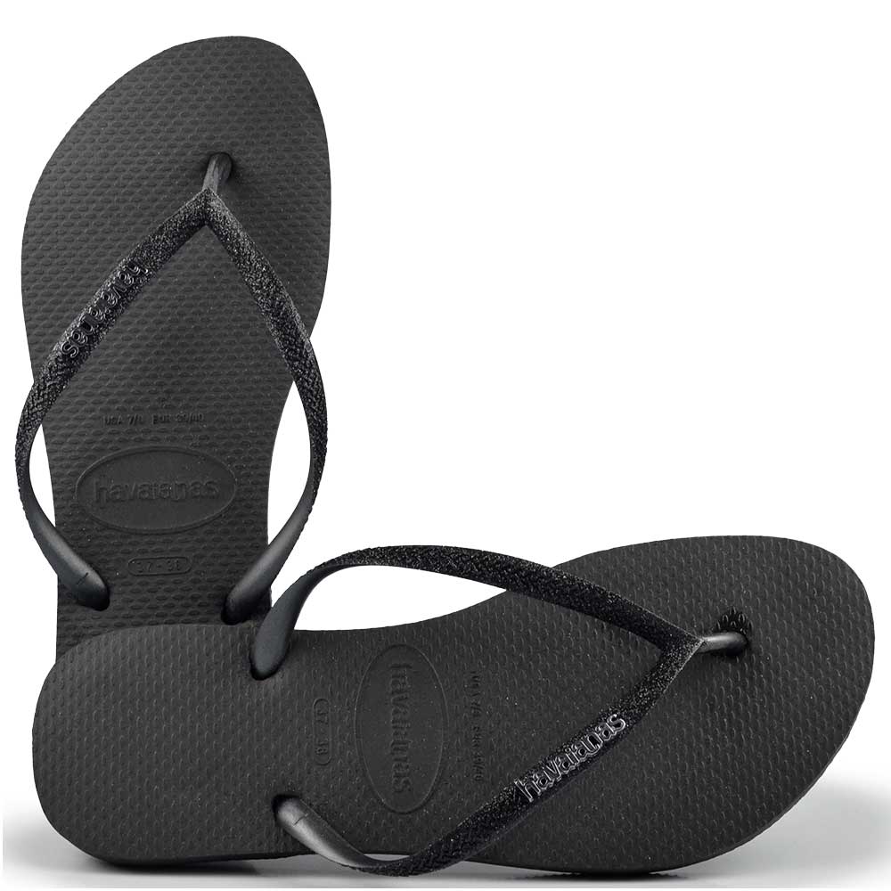 Chinelo Havaianas Feminino SLIM GLITER II - Foto 1
