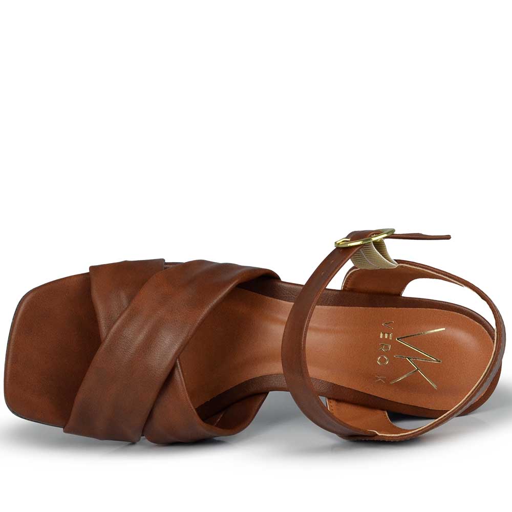 Sandália Salto Bloco Vero K Feminina 74212 - Foto 4