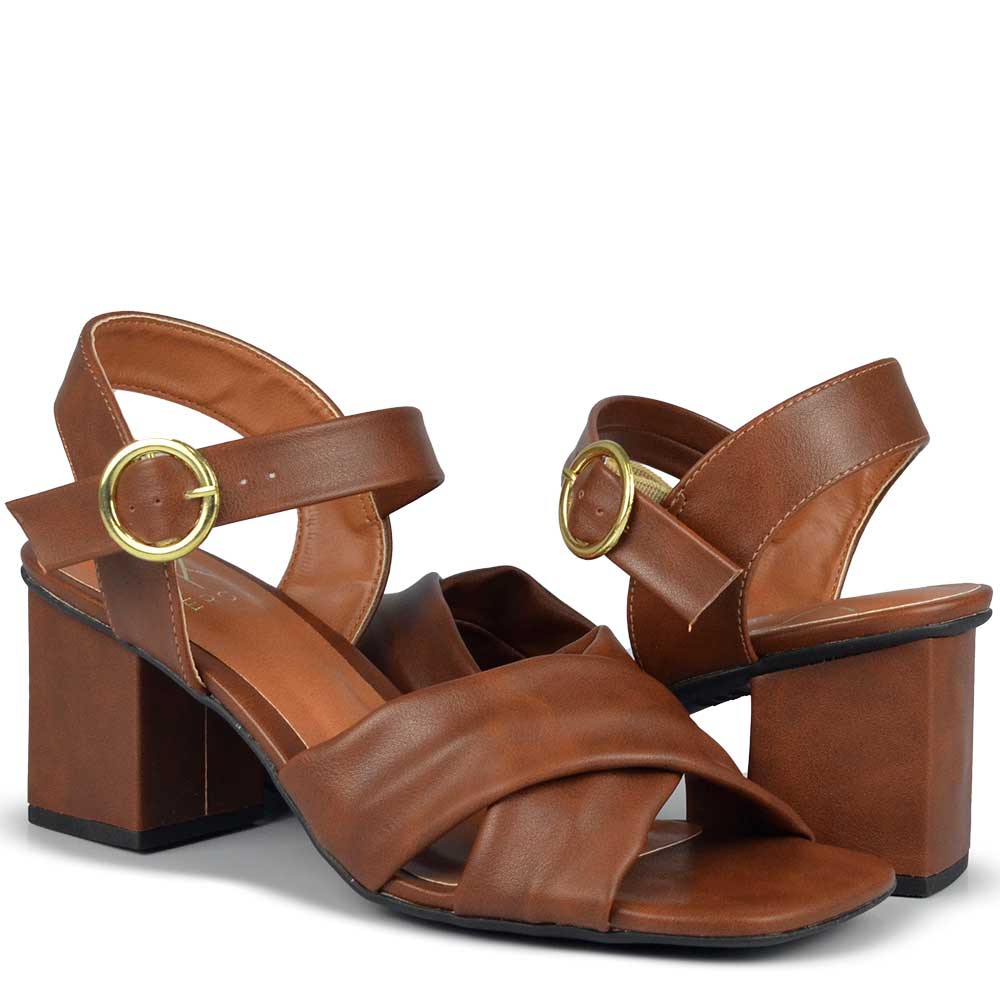 Sandália Salto Bloco Vero K Feminina 74212 - Foto 6