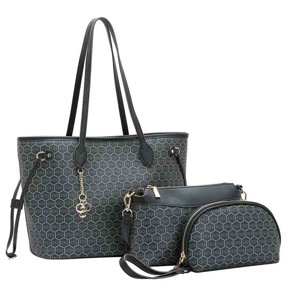 Kit Bolsa Chenson New Monograma Dupla Face CG85427 - Foto 1