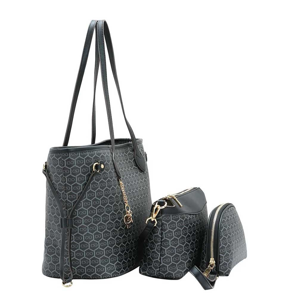 Kit Bolsa Chenson New Monograma Dupla Face CG85427 - Foto 2