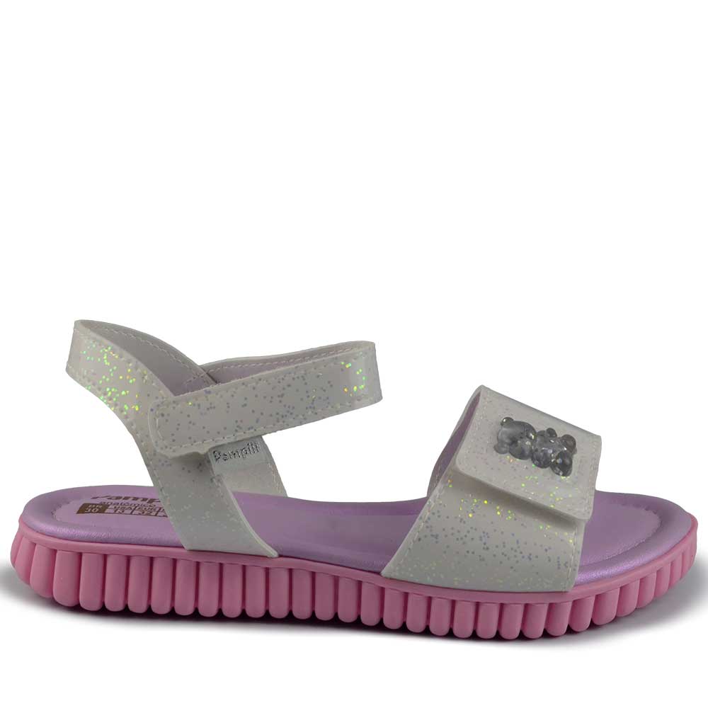 Sandália Papete Infantil Pampili Feminina 123.312 - Foto 1