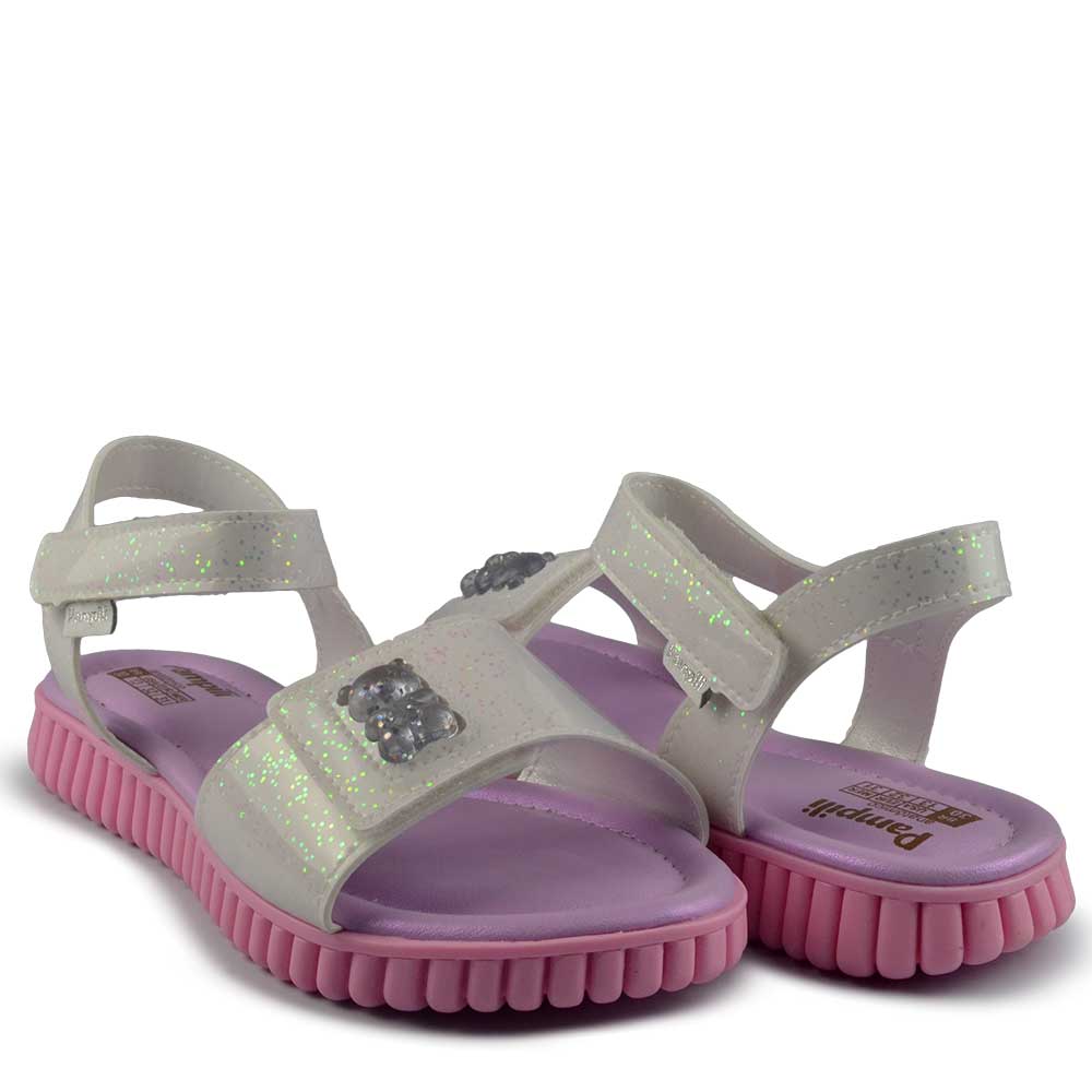 Sandália Papete Infantil Pampili Feminina 123.312 - Foto 6