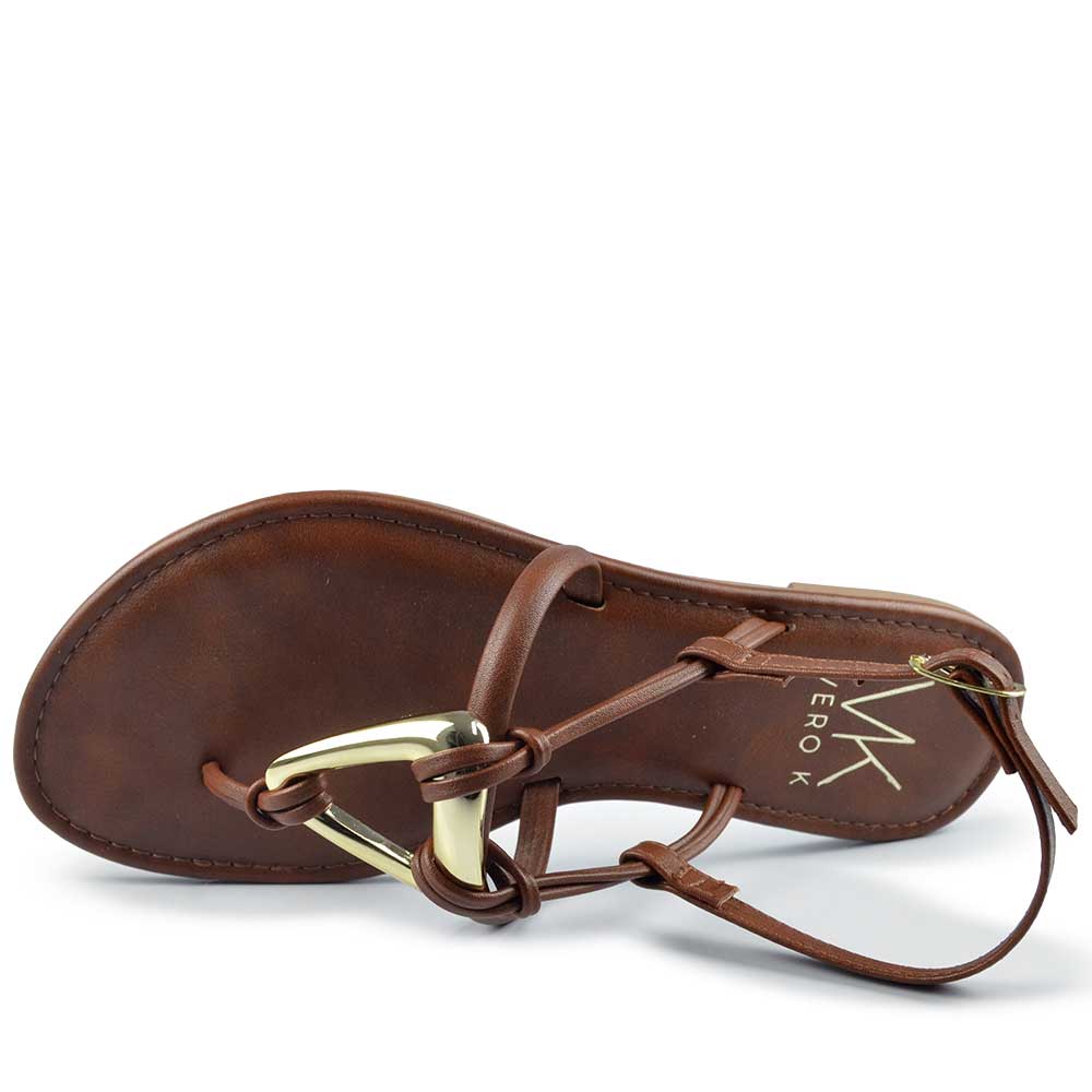 Sandália Rasteira Vero K Feminina 95020 - Foto 4