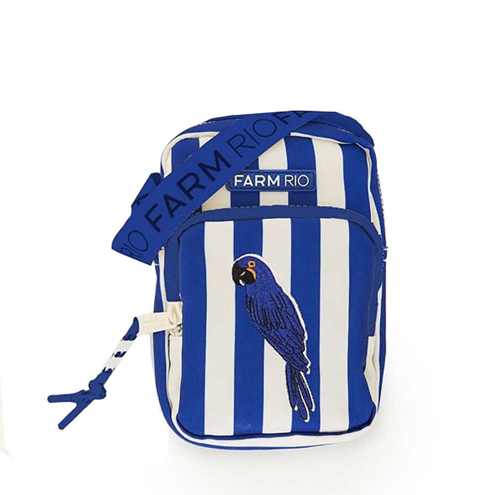 Bolsa Farm Da Gema Arara Listrado Feminina 78327155M - Foto 1