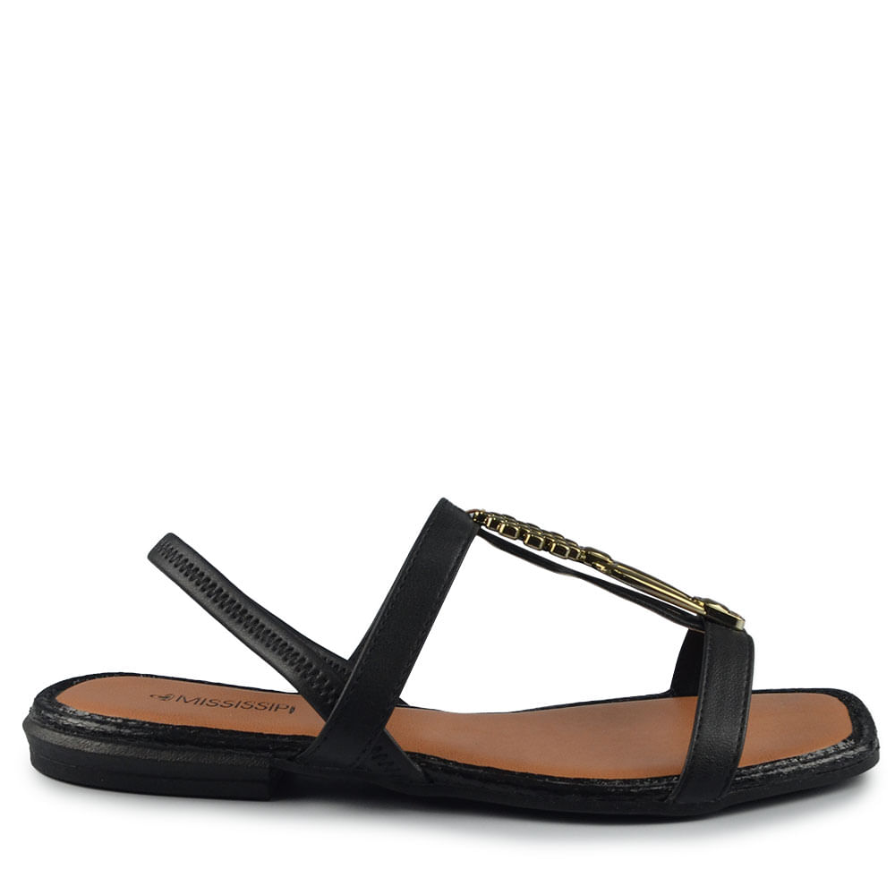 Sandália Rasteira Mississipi Feminina MF311 - Foto 1