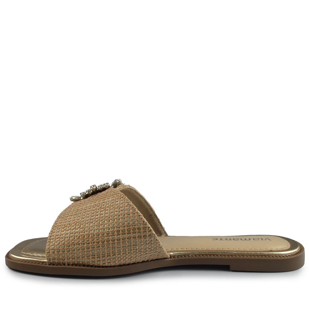 Sandália Rasteira Via Marte Feminina 291-007-02 - Foto 3