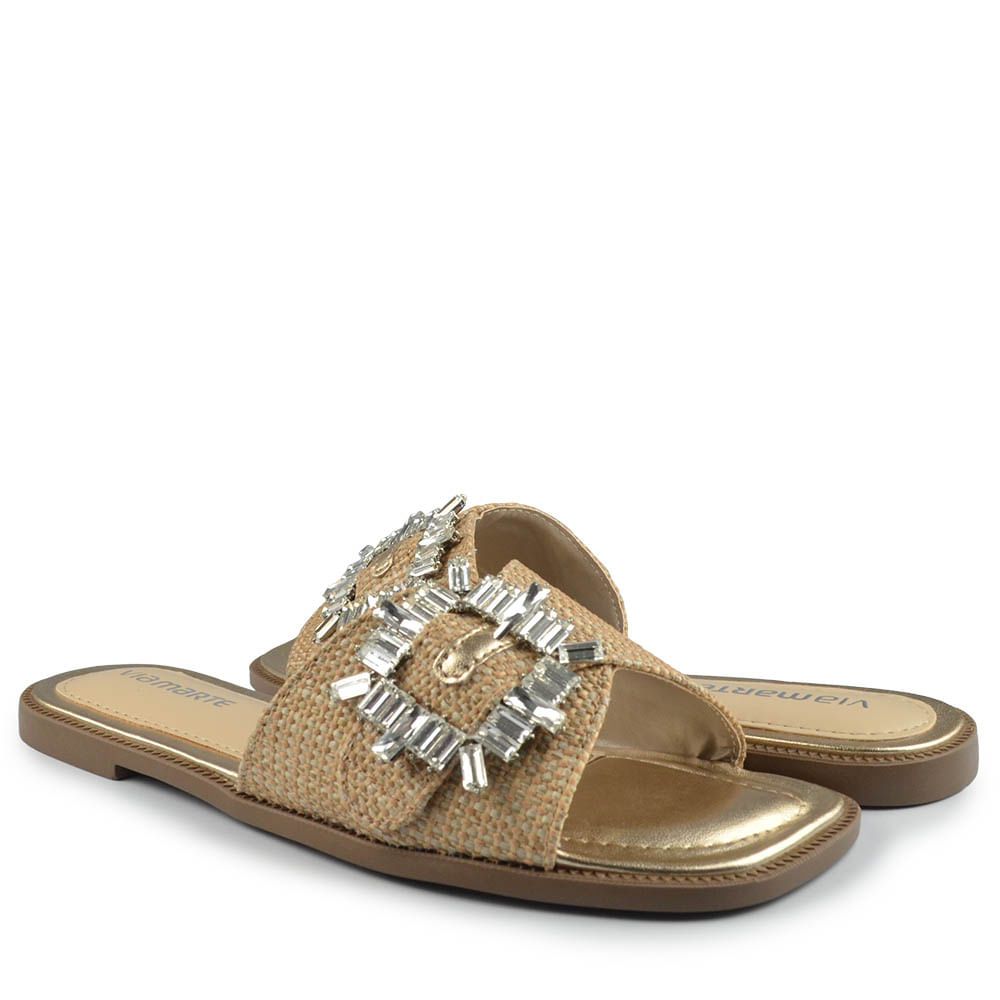 Sandália Rasteira Via Marte Feminina 291-007-02 - Foto 6