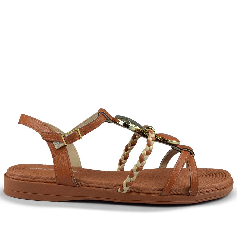 Sandália Rasteira Piccadilly Feminino 513040 - Foto 1