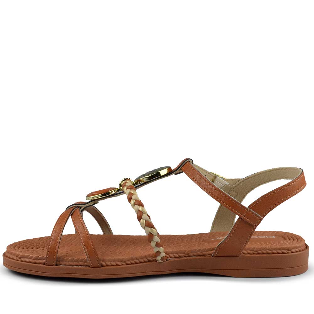 Sandália Rasteira Piccadilly Feminino 513040 - Foto 3