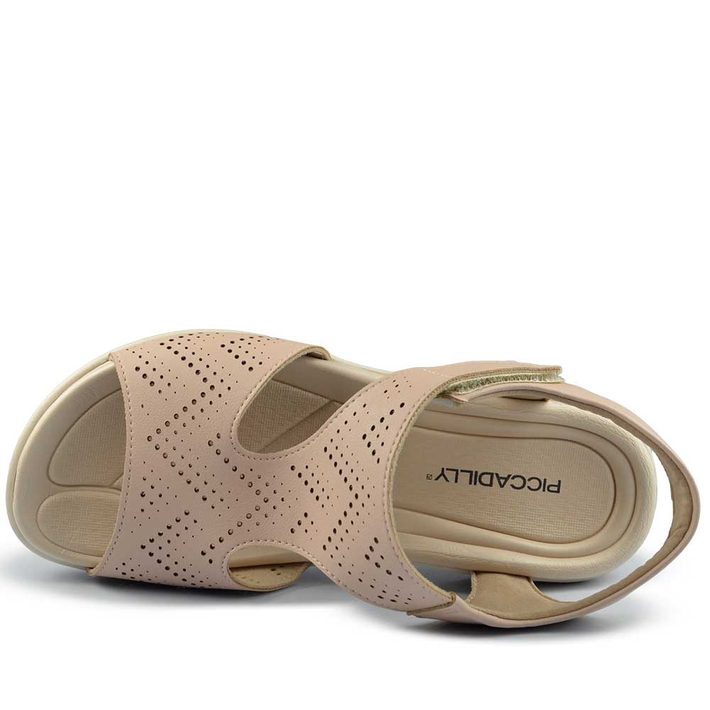 Sandália Anabela Médio Baixo Piccadilly Feminino 239030 - Foto 4