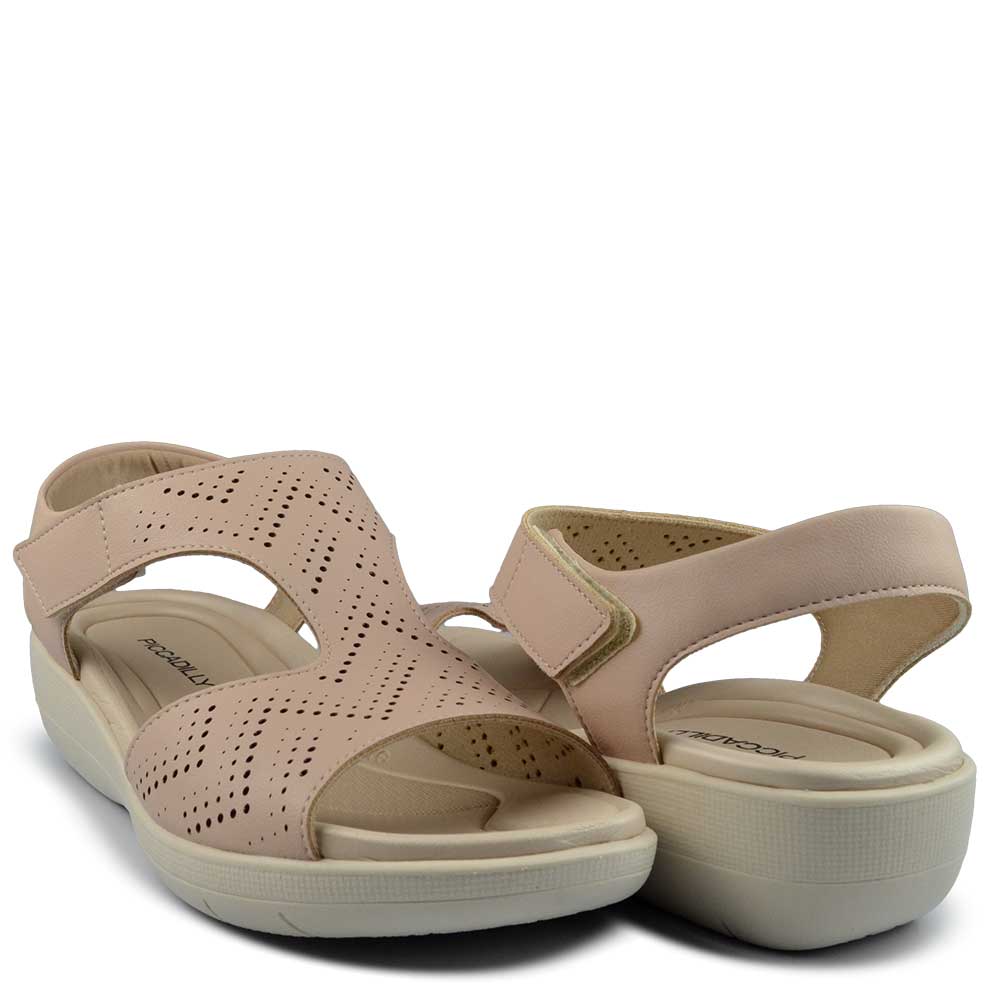 Sandália Anabela Médio Baixo Piccadilly Feminino 239030 - Foto 6