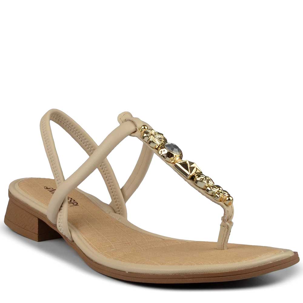 Sandália Salto Baixo Mississipi Feminino MF360 - Foto 2